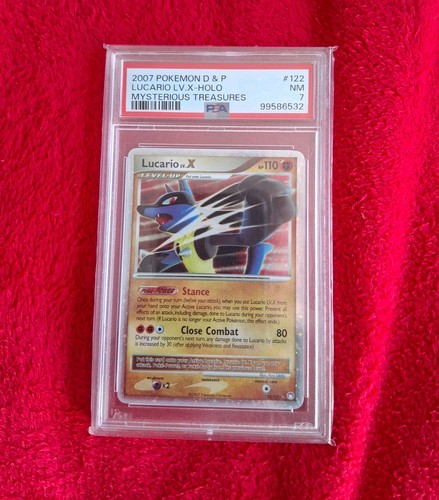 Lucario LV.X graded PSA 7 for sale on eBay