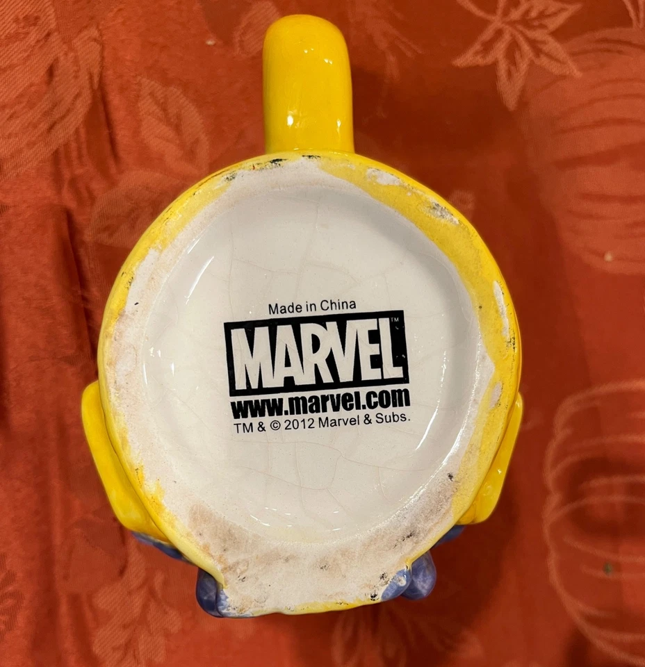 Marvel 2012 3D Ceramic M.O.D.O.K. Molded Mug From ThinkGeek - Displayed Only - Image 2 of 4