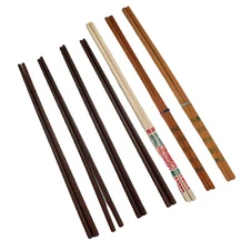 Chopsticks 7 Pairs:  Bamboo, Plastic, Wood Reusable Eco friendly