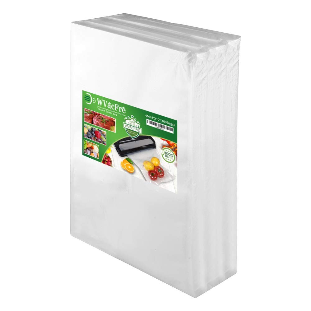 100 Quart 8x12in 4mil Commercial Vacuum Sealer Bags for Food Storage