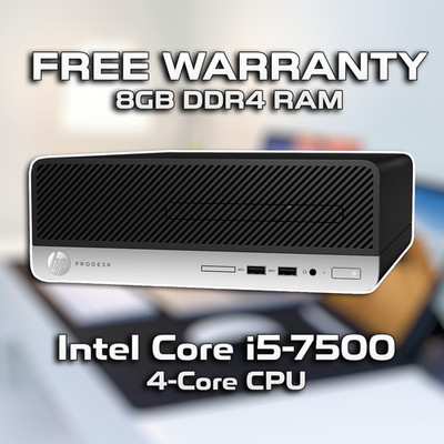 HP ProDesk 400 G4 SFF Windows 10 PC (Intel Core i5 / 8GB RAM / 256GB SSD)