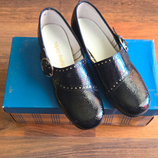 Jumping-Jacks Girls Mary Jane Dress Shoes Black Buckle Round Toe US 12.5B