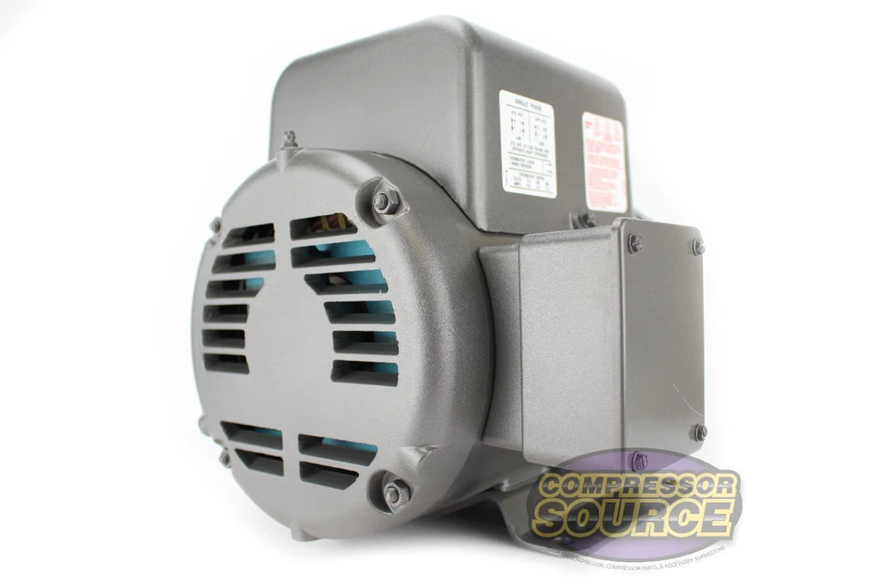 5 HP 3450 RPM 1 Phase Industrial Baldor Electric Motor 184T Frame L1409T 230 V - Image 3 of 4