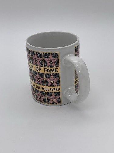 Taza de café Karol Western Corp 1992 Hollywood Walk of Fame 10 oz STARS ON THE BLVD - Imagen 7 de 10