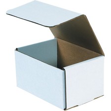 Kraft Easy-Fold Corrugated Cardboard Mailing Boxes, 12 1/2" x 12 1/2" x 1", P...