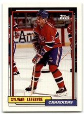 1992-93 Topps Gold Sylvain Lefebvre Montreal Canadiens #341