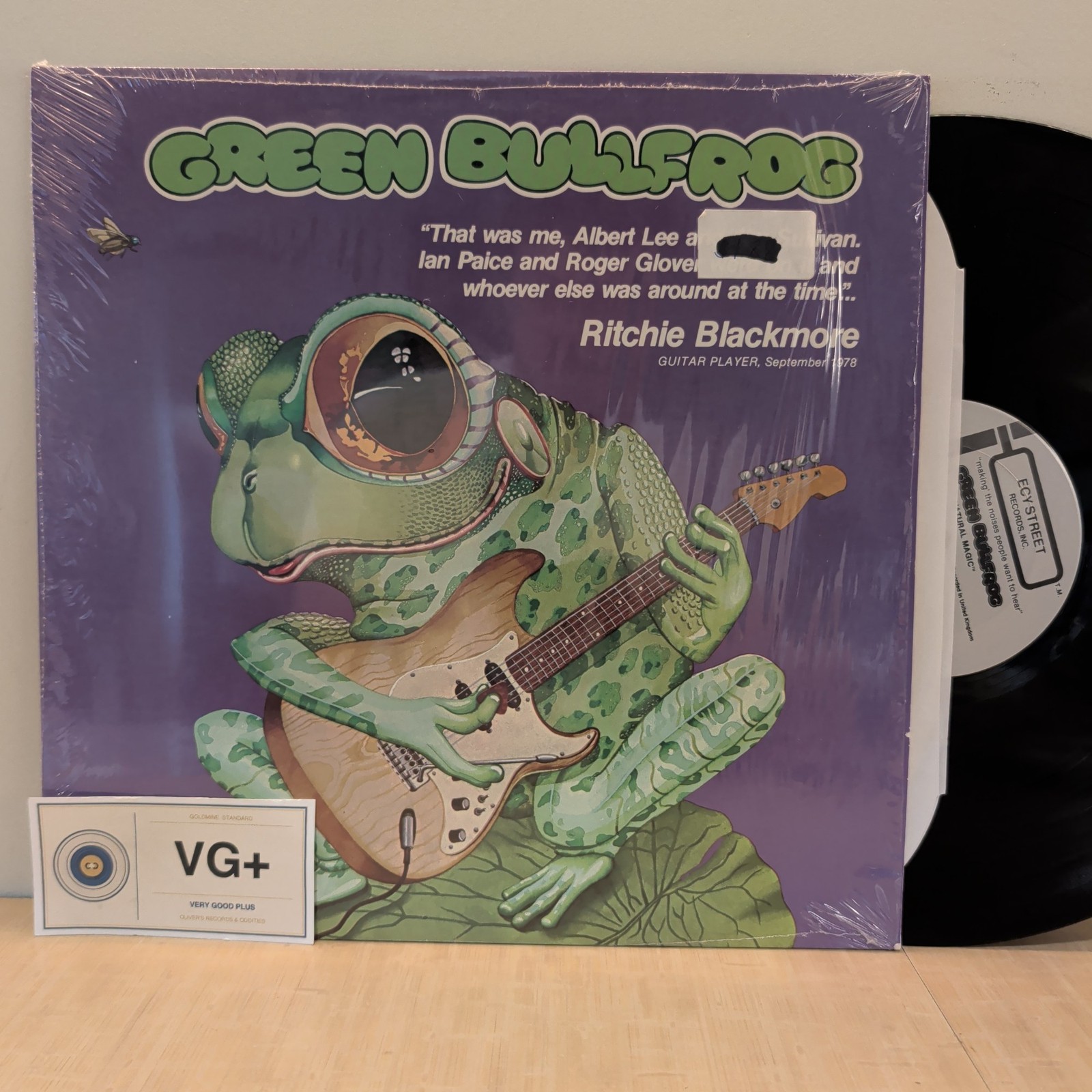 Green Bullfrog | Natural Magic | Vinyl LP 1980 ECY Street, Inc. ECY 16 | VG+/VG+