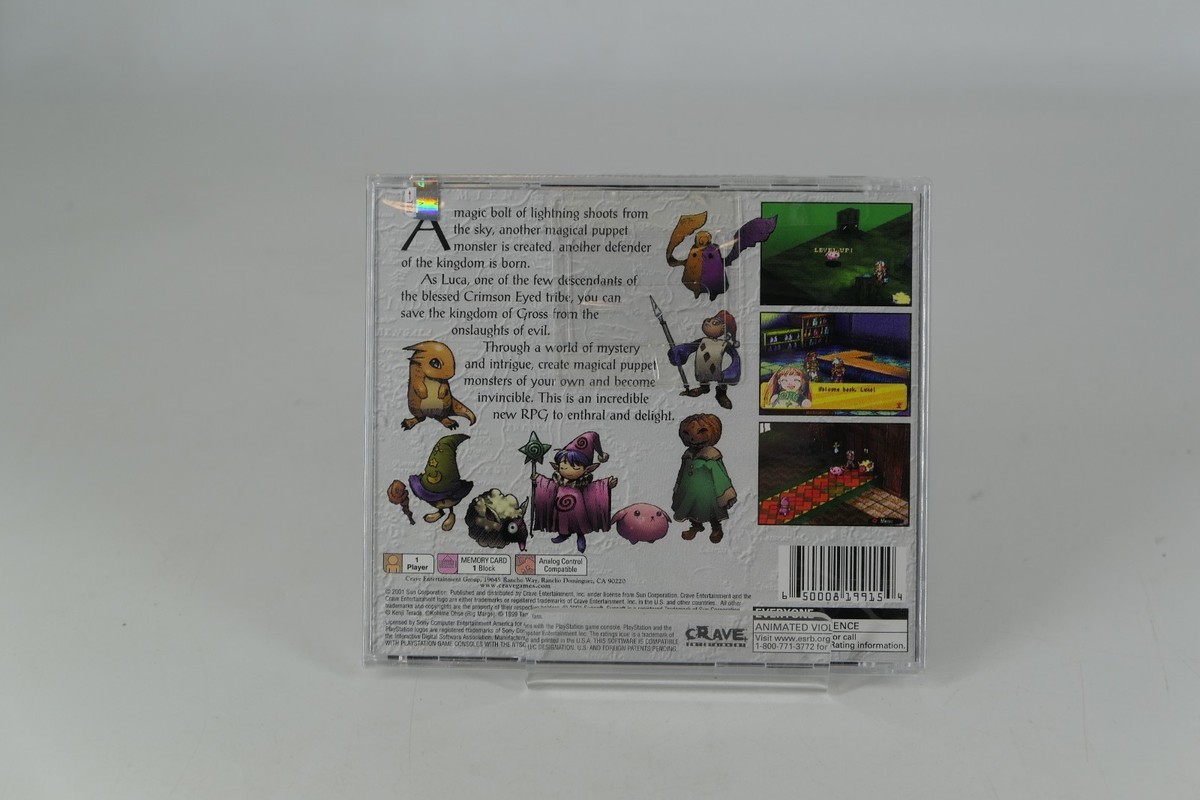 Jeu Eternal Eyes VF Complet - PS1 & PS2 - Bon état, édition Spéciale Bandai | Jeu Rétro Français