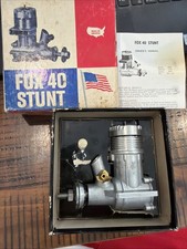 NIB Fox 40 Stunt Control Line Model Airplane Engine