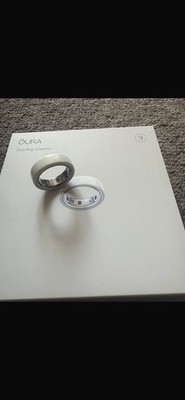 Oura Ring Gen 4 Keramik Metall Gr.9 - White Cloud (ohne Ladepad)