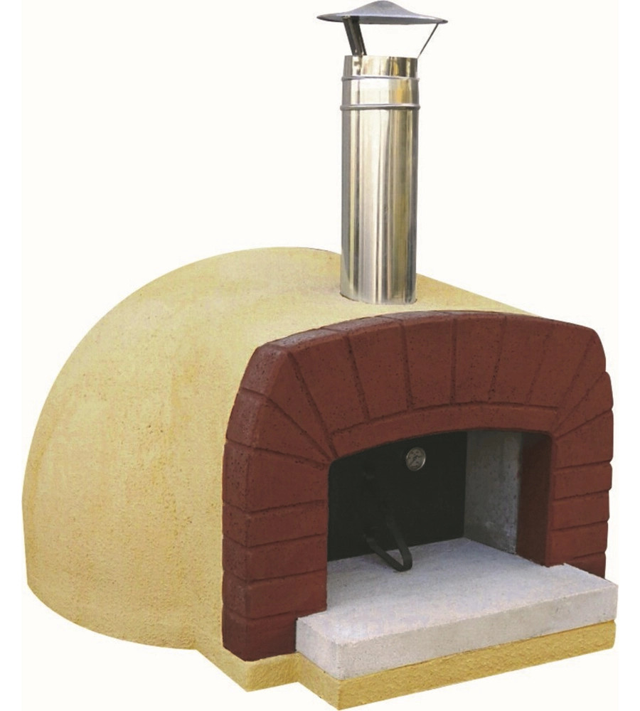 FORNO PER PIZZA LINEA VZ "ETNA" IN REFRATTARIO, 120X138X75/120 CM
