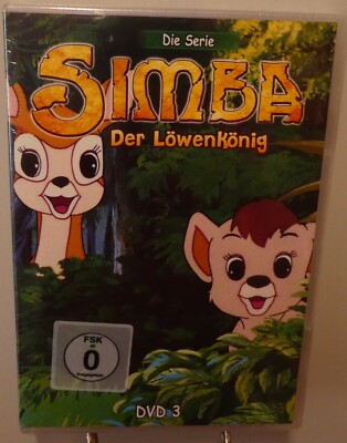 Simba DVD 3 Der Löwenkönig 3 tolle Folgen Zeichentrick Spaß für die Familie #T35