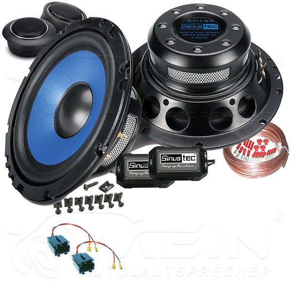 Sinustec Auto Lautsprecher FüR Citroen C2 2003-2010 Front Vorn 2-Wege 300W #A4YA-image