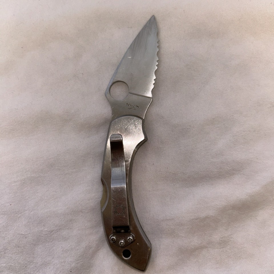 Pocket Knife Delicity Santa Fe Stoneworks Spyderco Delica RARE eBay