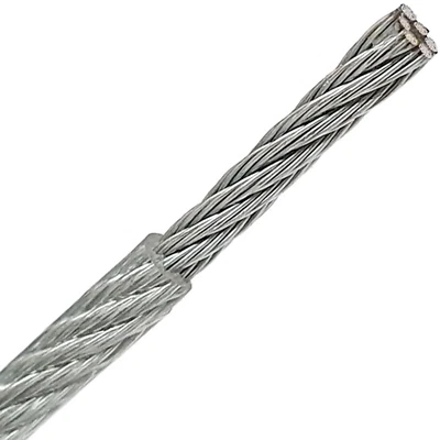 Wire Rope PVC Coated Premium Galvanised Steel Zinc Metal Wire Rope Cable DIYUK