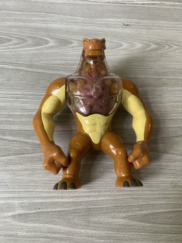 Humungousaur mit Hebel Bandai Ben 10 DNA Alien Heroes 6" Actionfigur 2008 transparent