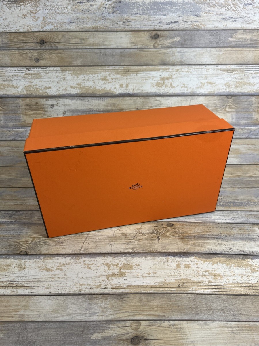 Boîte Cadeau Hermès Orange Authentique – Fabriquée En France