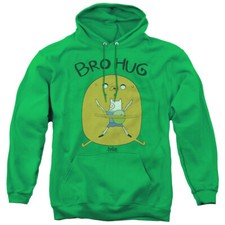 ADVENTURE TIME BRO HUG Licensed Adult Hooded Sweatshirt Hoodie SM-3XL