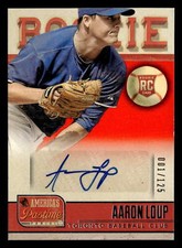 2013 Panini America's Pastime #251 Aaron Loup #/125 Auto RC