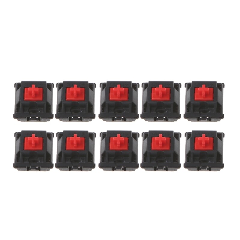 10Pcs Original Cherry MX Black 3 Pin Mechanical Keyboard Switches
