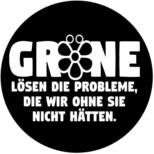 Grüne lösen die Probleme, die wi Button Anstecker Aufkleber Auto-Magnet Aufnäher - Picture 5 of 5