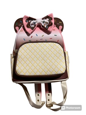 Loungefly Disney Minnie Ice Cream Mini Backpack EXCLUSIVE DROP: Loungefly Disney Minnie Mouse Mint Ice Cream  main image 2