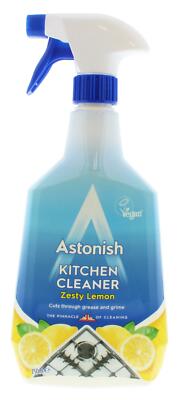 Astonish Kitchen Cleaner Spray - Zesty Lemon 750ml, Vegan