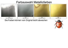 Wachsplatten metallic