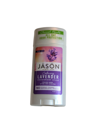 Jason Calming Lavender Deodorant Stick All Day Odor Protection Aluminum Free New