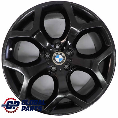 BMW X5 E70 Black Rear Wheel Alloy Rim 20" Y-spoke 214 ET:37 11J 6772250 ...