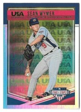 Sean Wymer 2018 USA Baseball Stars Stripes Longevity Gold Team Logo RC #20 /25