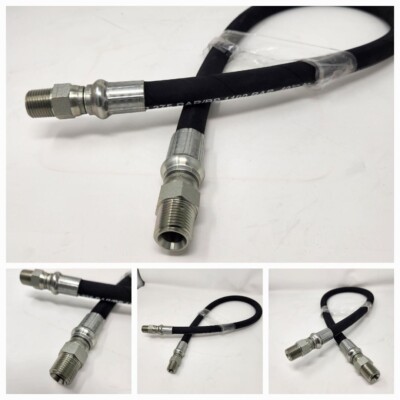 Flexible Hydraulique Tressé 3/4 X 30 Pouces - 2 Raccords Male Pipe - Pression Max 3,125 PSI - Neuf - Marque Gator