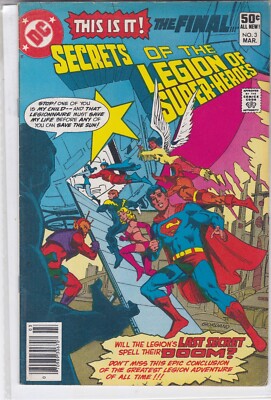 DC COMICS GEHEIMNISSE DER LEGION DER SUPERHELDEN #3 MÄRZ 1981 VERSAND AM SELBEN TAG