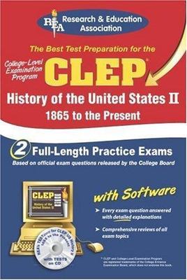 CLEP History of the United States II w/CD (REA) - The Best Test Prep for the CLE