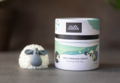 Pure Oskar Curragh Sheep Handmade Soap Natural Moisturizing Ingredients