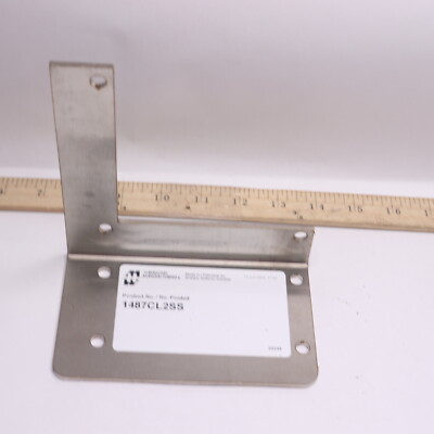 Hammond Wireway Bracket Hanger 304 Stainless Steel 4''x4'' 1487CL2SS