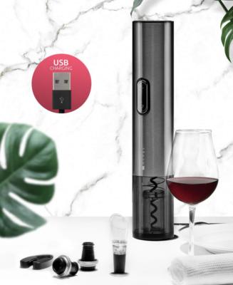 Mumba 3in1 Electric Wine Saver Opener Vacuum Preserver USB Rechargeable+Stoppers