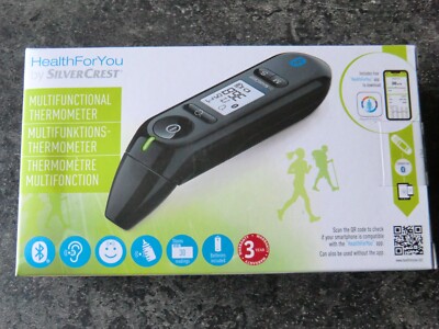 Silvercrest - Multifunktionsthermometer- Ohr / Stirn-  SFT-81 , Bluetooth / App