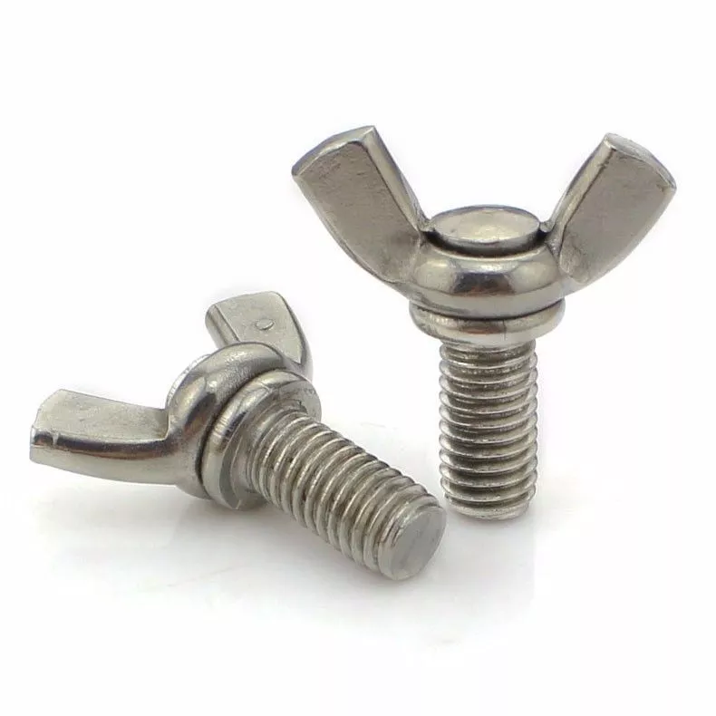 M3 M4 M5 M6 M8 Butterfly Bolt Wing Bolt Set Wing Nuts 304 Stainless Steel