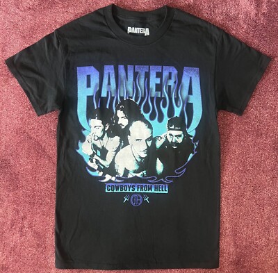 Pantera Rock COWBOYS FROM HELL T SHIRT SIZE S