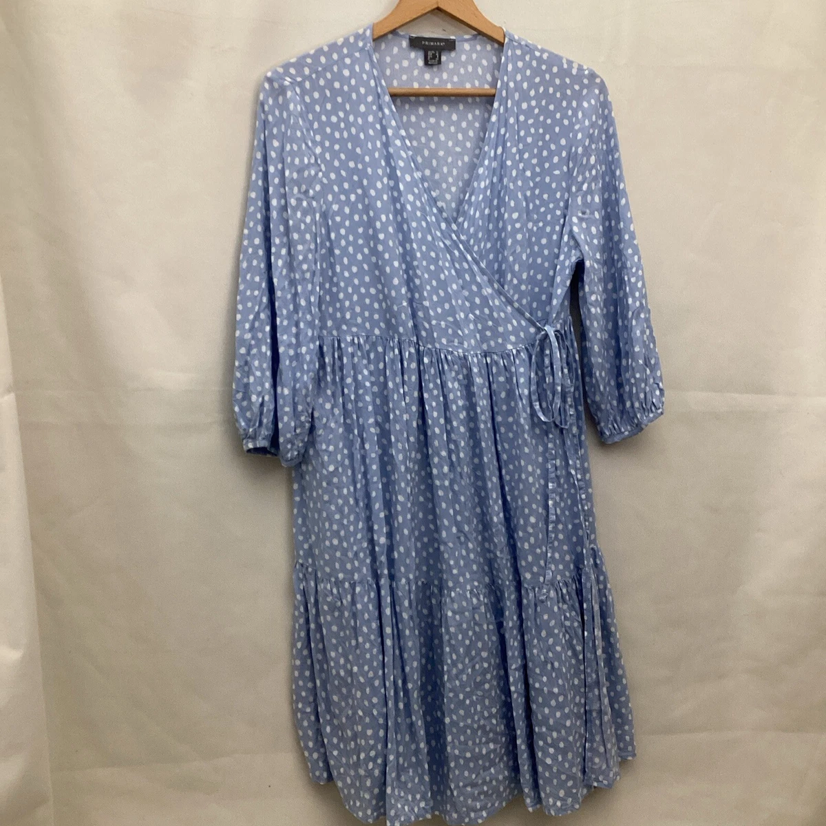 primark blue wrap dress Primark Blue Wrap Dresses for sale