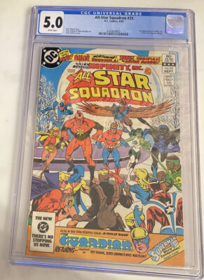 All Star Squadron #25 CGC 5.0 DC Comics Sept 1983 1st appearance of Infinity Inc