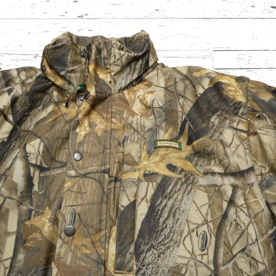 Vintage Remington Jacket Men Medium RealTree Hardwoods 3 in 1 Hunting Coat - Image 3 of 4