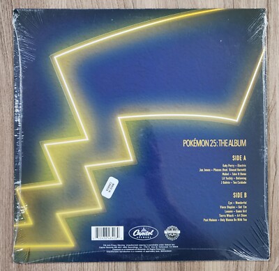 Pokémon 25 - The Album Record Vinyl LP Katy Perry Post Malone Lil