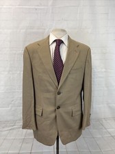 Vintage Chaps Ralph Lauren Men's Beige 100 Wool Blazer 40S 495 Canada Classic