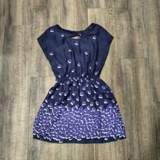 Urban Outfitters Cooperative Navy Printed Dress - Medium - Lightweight
