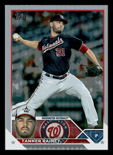 Tanner Rainey 2023 Topps Rainbow Foil #80 Centered Mint Washington Nationals