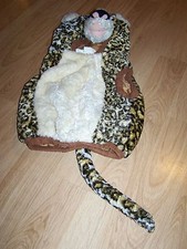 Size 24 Months Plush Leopard Cheetah Halloween Pullover Costume Vest EUC