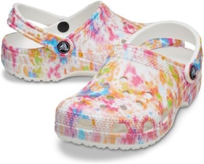 Crocs Classic Tie Dye Graphic Clog-US Men's 11