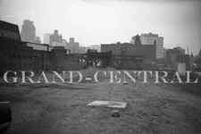 ORIGINAL HUDSON & MANHATTAN RAILROAD H&M NEGATIVE BRIDGE NEWARK HARRISON NJ #5